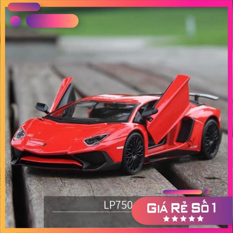 Mô hình xe lamborghini aventador lp750-4 sv 1:24 bburago
