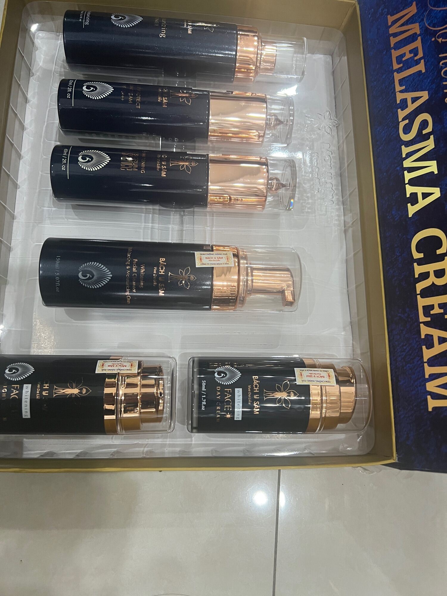 Combo Nám 6 Bách Y Sâm trắng da, mờ nám- Bộ Kem Nám Bách Y Sâm Chính Hãng