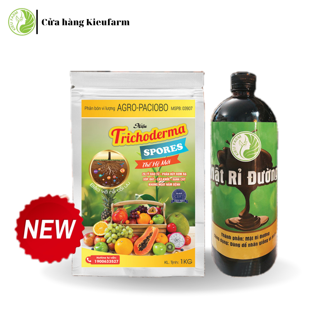 Ủ phân hữu cơ không mùi với bộ đôi hoàn hảo trichoderma và mật rỉ đường _Kieufarm