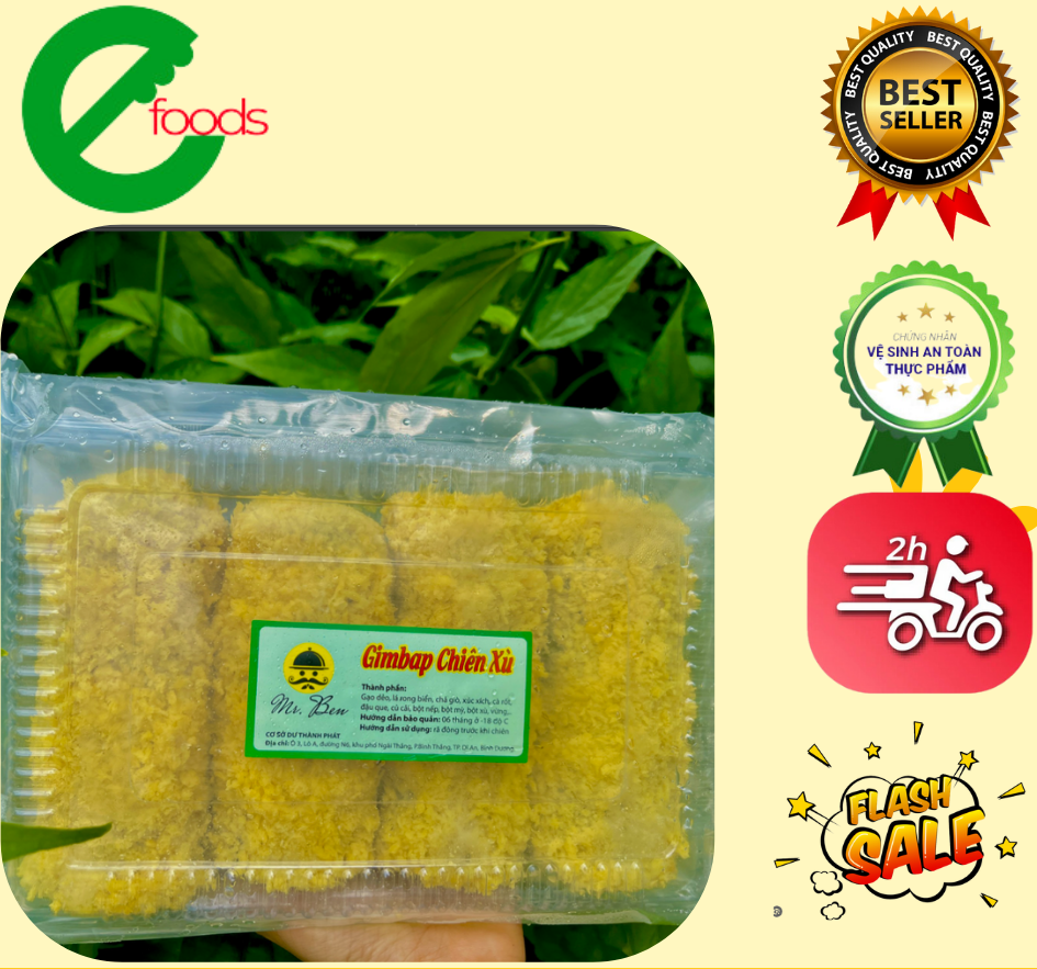 Kimbap chiên xù Mr.Ben 4 cây Chiên Giòn Ngon