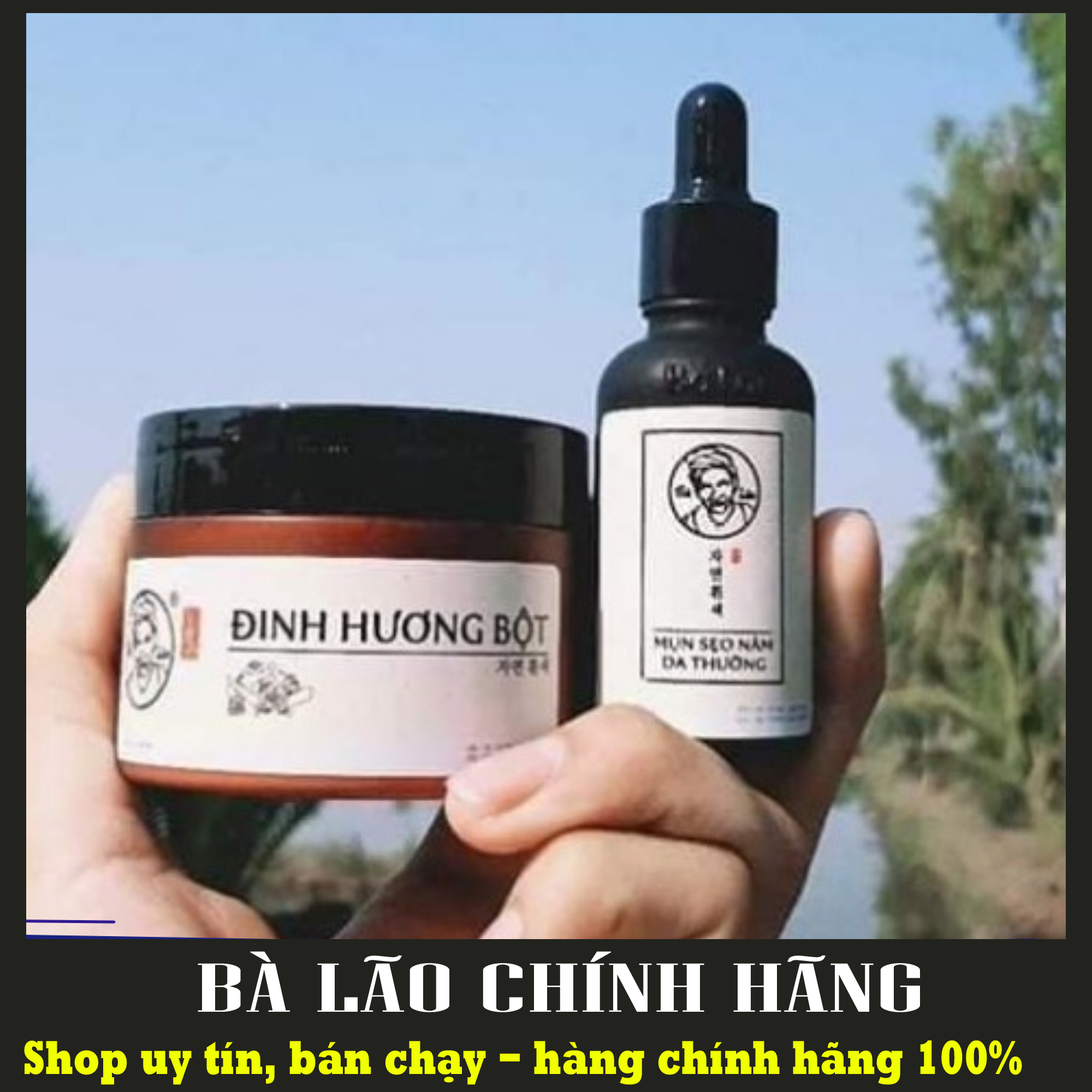 COMBO TÁI TẠO DA BÀ LÃO HỎA TỐC VÀ ĐINH HƯƠNG BỘT ( MẪU 2020)