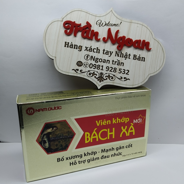 Viên khớp Bách Xà - Hộp 30 viên