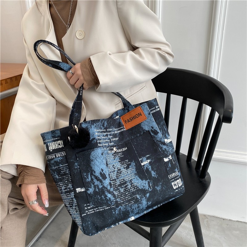 Túi tote vải đeo chéo canvas bag giá rẻ đẹp đi học