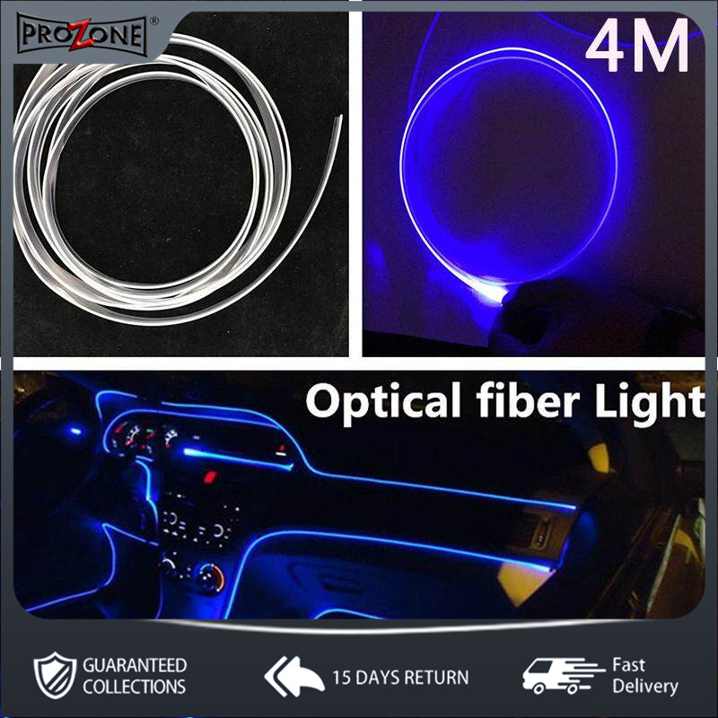 Bluespot 4m dây nẹp đèn LED trang trí viền nội thất xe hơi - INTL