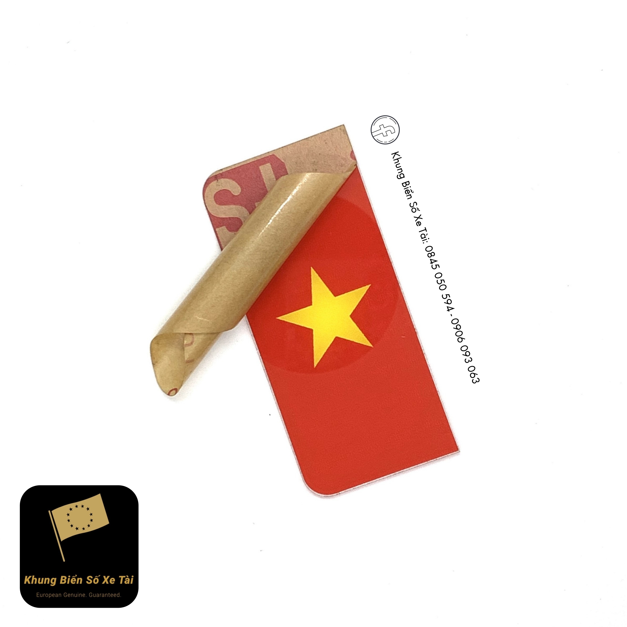 Logo sao vàng Cho Khung Biển Số Châu Âu Wurth