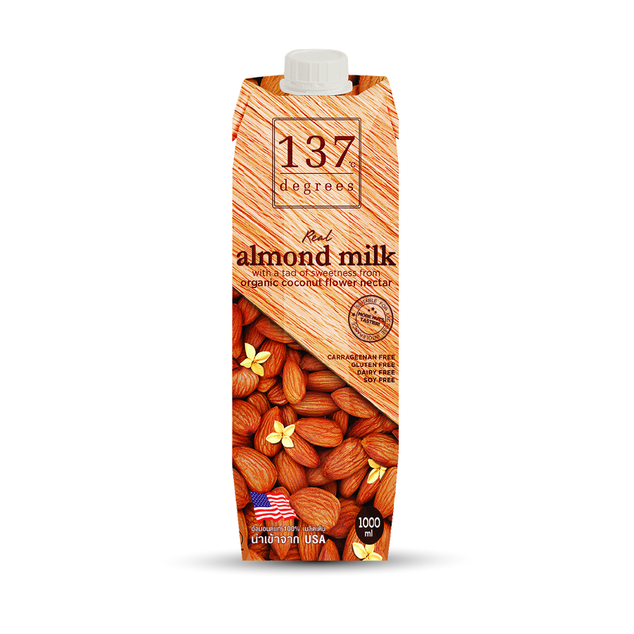 Hộp Sữa Hạt 137 Degrees Hạnh Nhân Nguyên Chất 1000ml