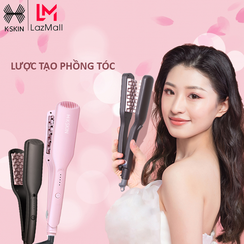 Lược tạo phồnng tóc K-SKIN - Tạo kiểu tóc đẹp, bồng bềnh - (Bảo hành 12 tháng & Đổi trả trong 7 ngày nếu lỗi sản phẩm) - Lược tạo phồng tóc K8