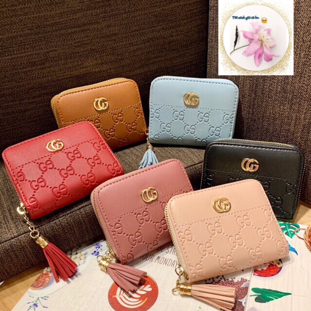 Ví bóp nữ nhỏ gọn bỏ túi mini cầm tay đựng tiền cute WOWY VN33