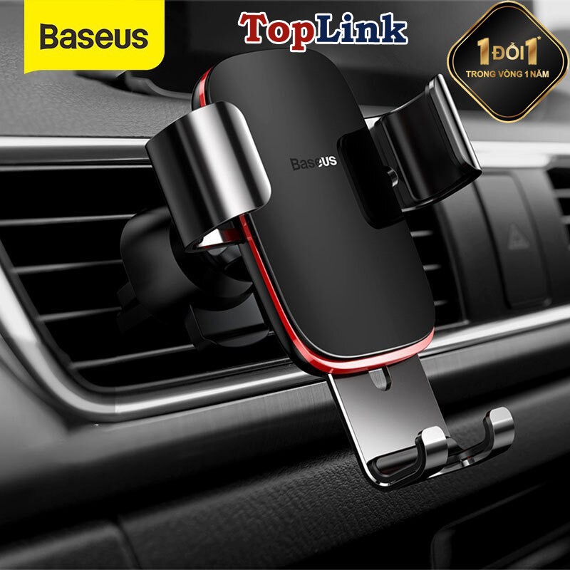Giá Đỡ Điện Thoại Thông Minh Phiên Bản Khe CD Trọng Lực Cho Xe Hơi Thương Hiệu Baseus - Phân Phối Bởi Toplink