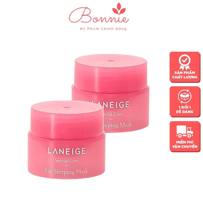 [FREESHIP] Mặt Nạ Ngủ Môi Laneige Lip Sleeping Mask BB10 Công Nghệ Khóa Ẩm, Tế Bào Chết Bong Tróc Được Hòa Tan Và Làm Sạch Nhẹ Nhàng - Bonnie Beauty Shop