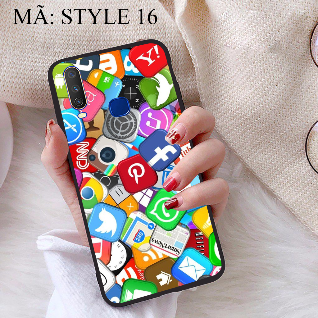 [HCM]Ốp lưng iCase dành cho  Vivo U10 viền dẻo TPU BST Phong cách trẻ trung