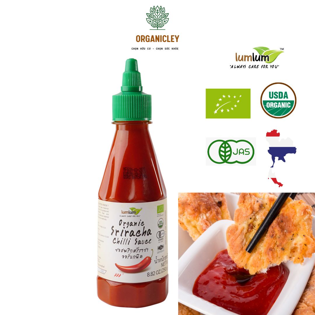 Organic Sriracha Chilli Sauce 250ml - Organicley