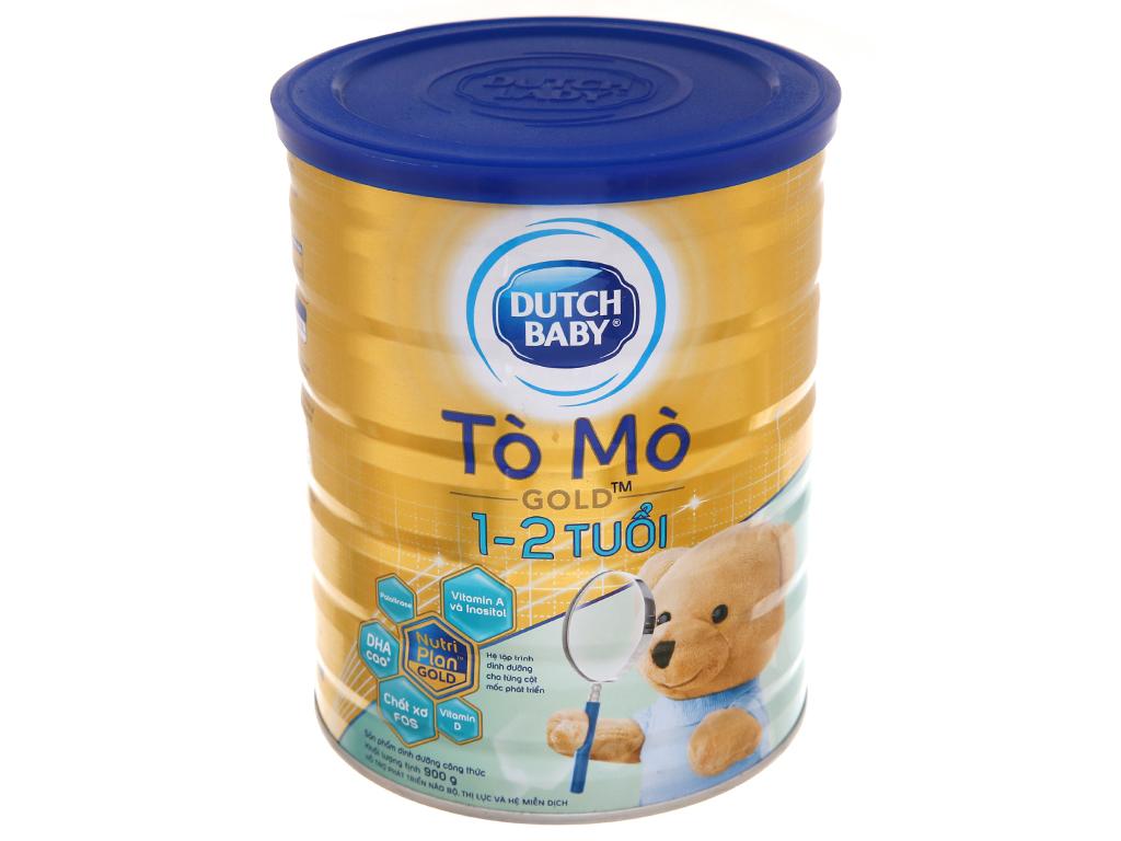 Dutch lady 1-2 tò mò gold lon thiếc 12x900g