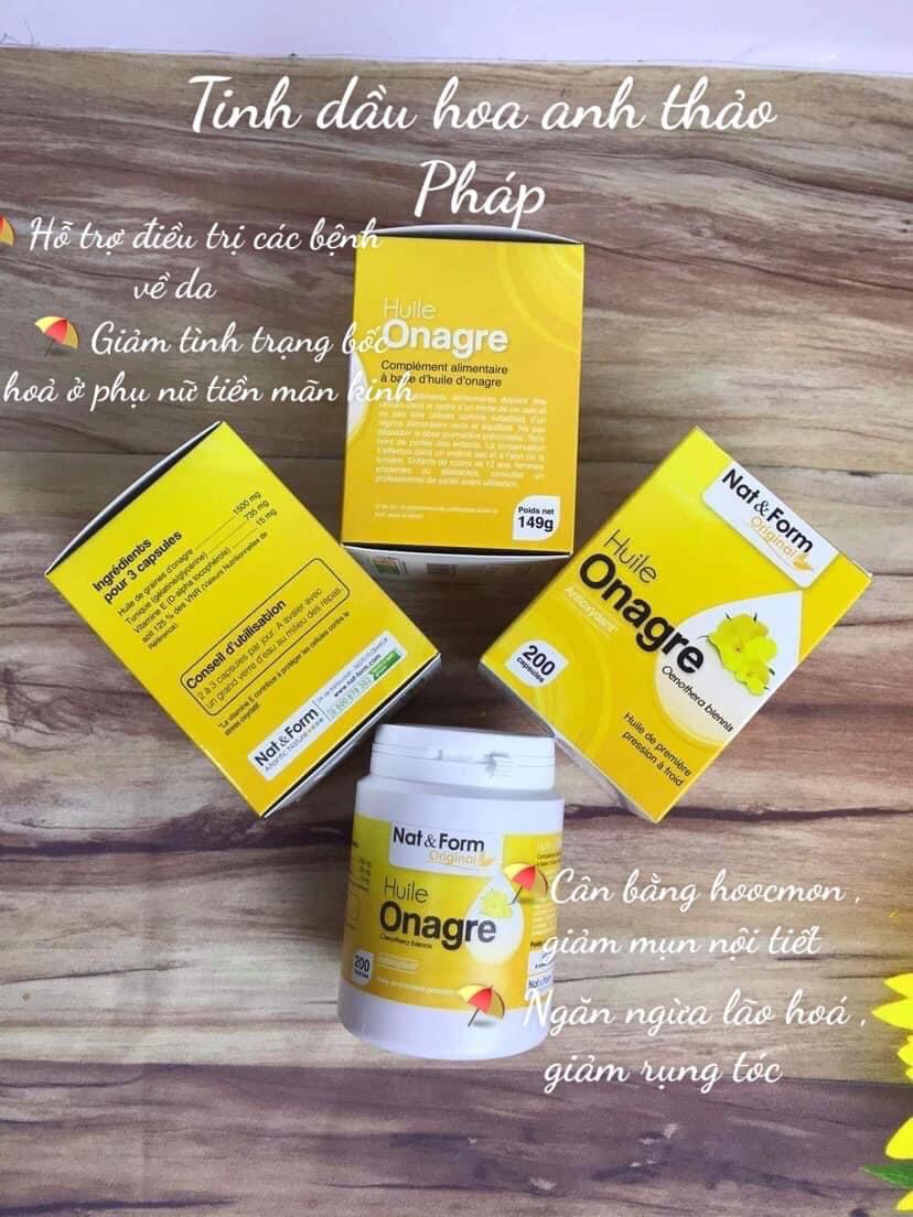 (Có video mua hàng) Bill Pháp - Tinh dầu hoa anh thảo Nat & Form hàng nội địa