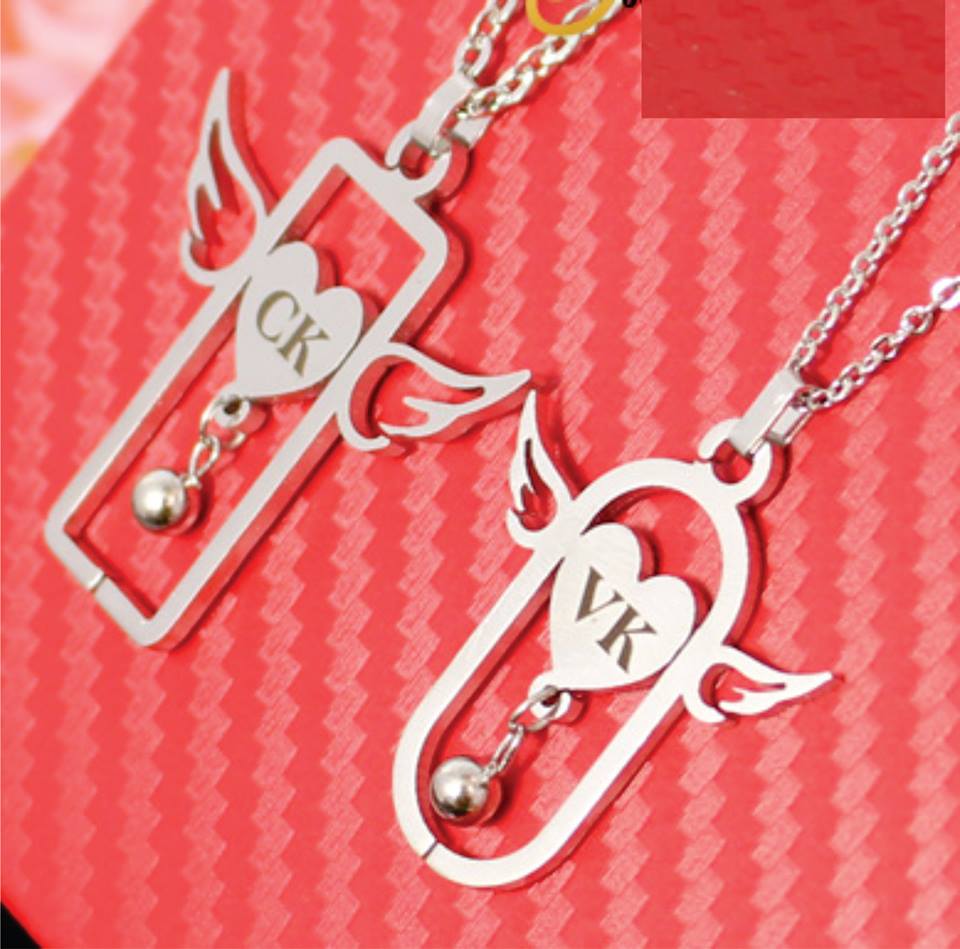 Dây chuyền inox không đen dị ứng ( 1 cặp)