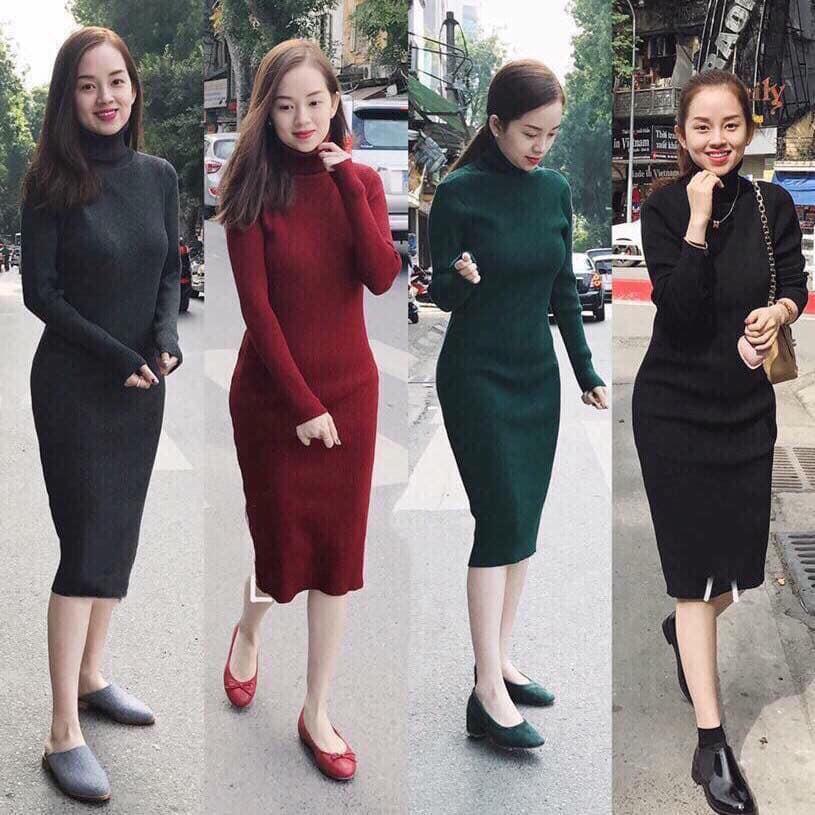 VÁY LEN BOGY CỔ LỌ HÀNG SIÊU ĐẸP, THỜI TRANG 1993