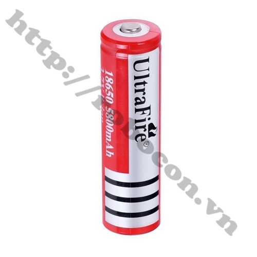 Pin sạc 3.7v li-ion ultrafire 18650-5800mah