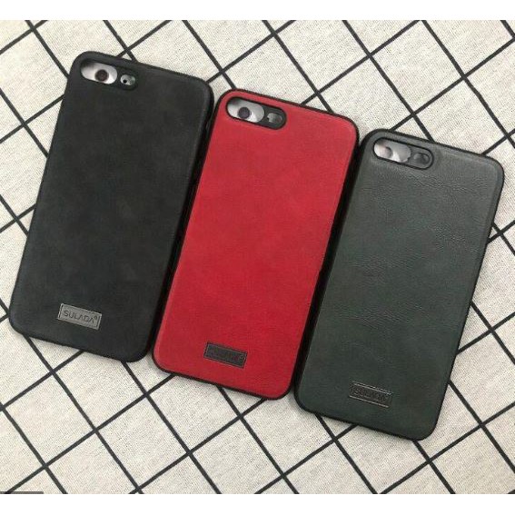 Ốp lưng sulada da cho iphone 6 plus/ 7p/8p lus , da cao cấp