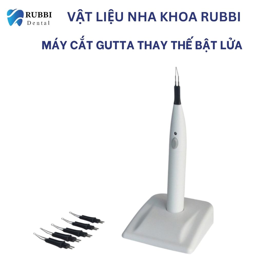 Máy cắt Gutta thay thế cho bật lửa dùng trong nha khoa có 4 đầu cắt các size