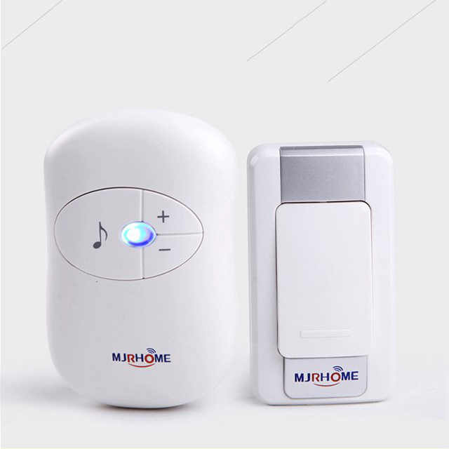 Chuông cửa không dây cao cấp MJRHOME nút bấm nhỏ gọn, chống thấm nước