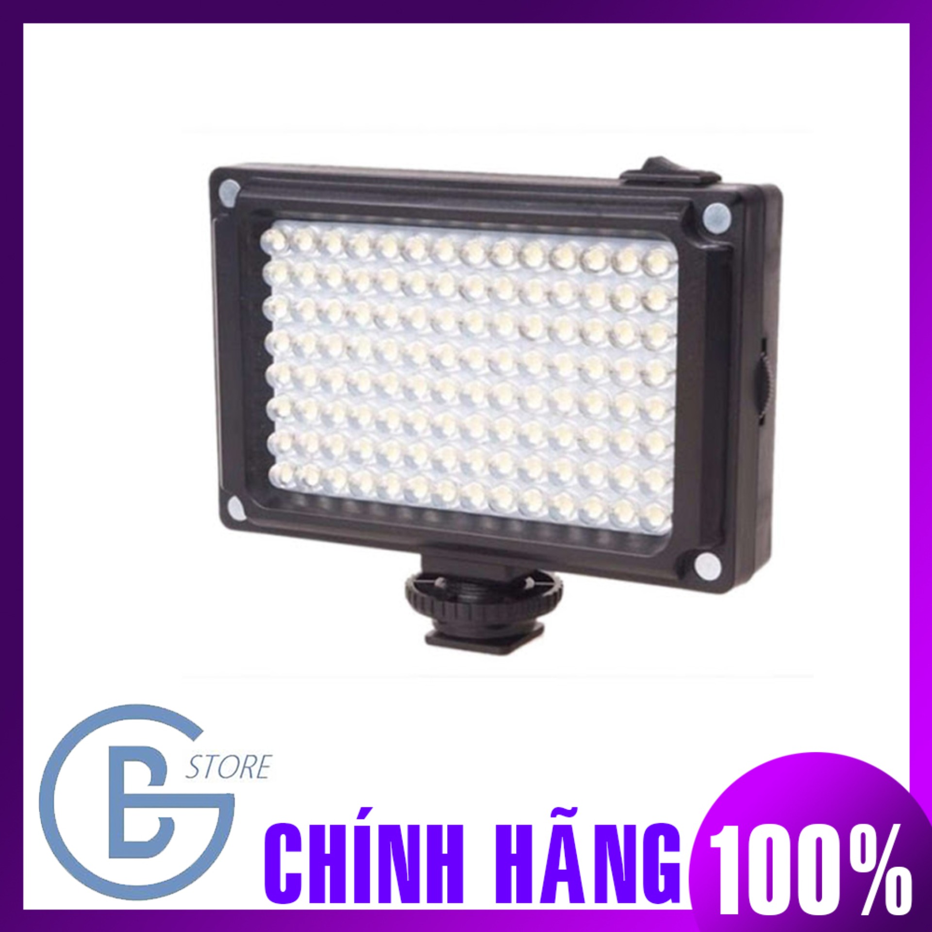 Đèn led studio gắn máy ảnh, điện thoại tiện dụng 112 bống