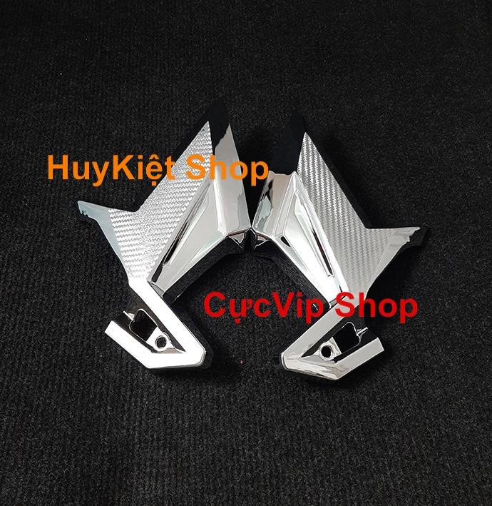 Ốp gác chân sau airblade 2016 - 2019 xi inox ms1861