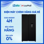 [GIAO TẠI HCM] SJ-SBX530WD-DG - Tủ lạnh Sharp Inverter 530 lít SJ-SBX530WD-DG - Dung tích sử dụng 530 lít phù hợp với gia đình có 4 - 5 thành viên,Ứng dụng công nghệ lọc Ag+ Cu giúp diệt khuẩn, Ngăn lấy nước bên ngoài, chuông báo cửa mở