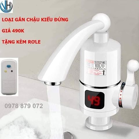 Máy làm nóng nước ngay lập tức tại vòi gắn chậu - Lavabo