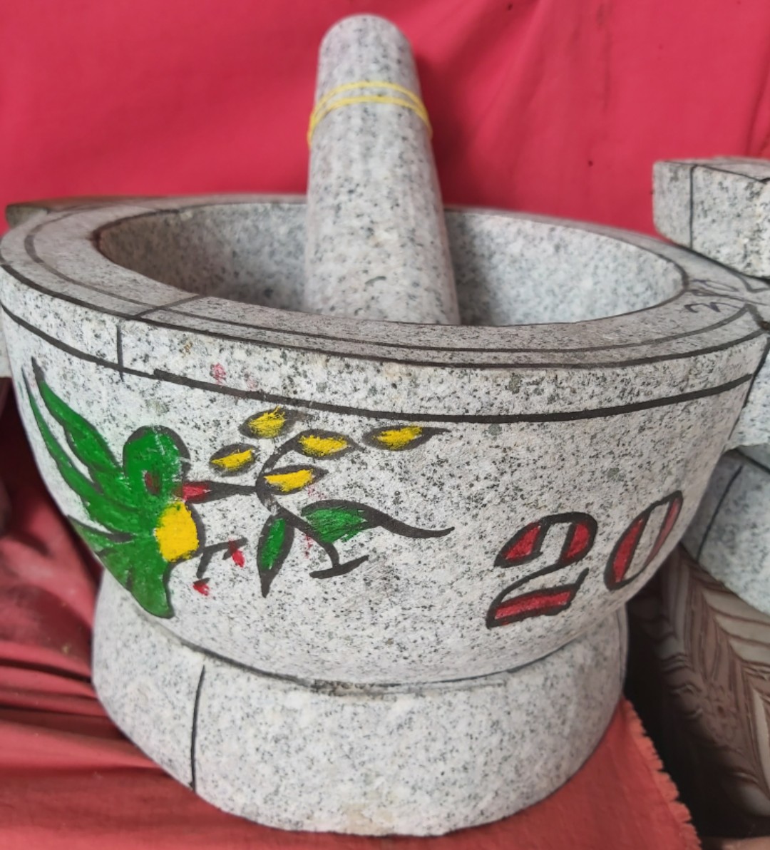 Cối đá đường kính 25 cm + chày