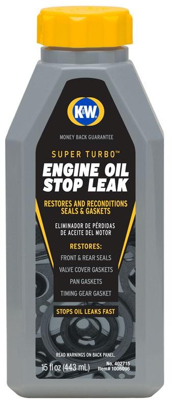 Dừng rò rỉ dầu động cơ với CRC SUPER TURBO™ ENGINE OIL STOP LEAK