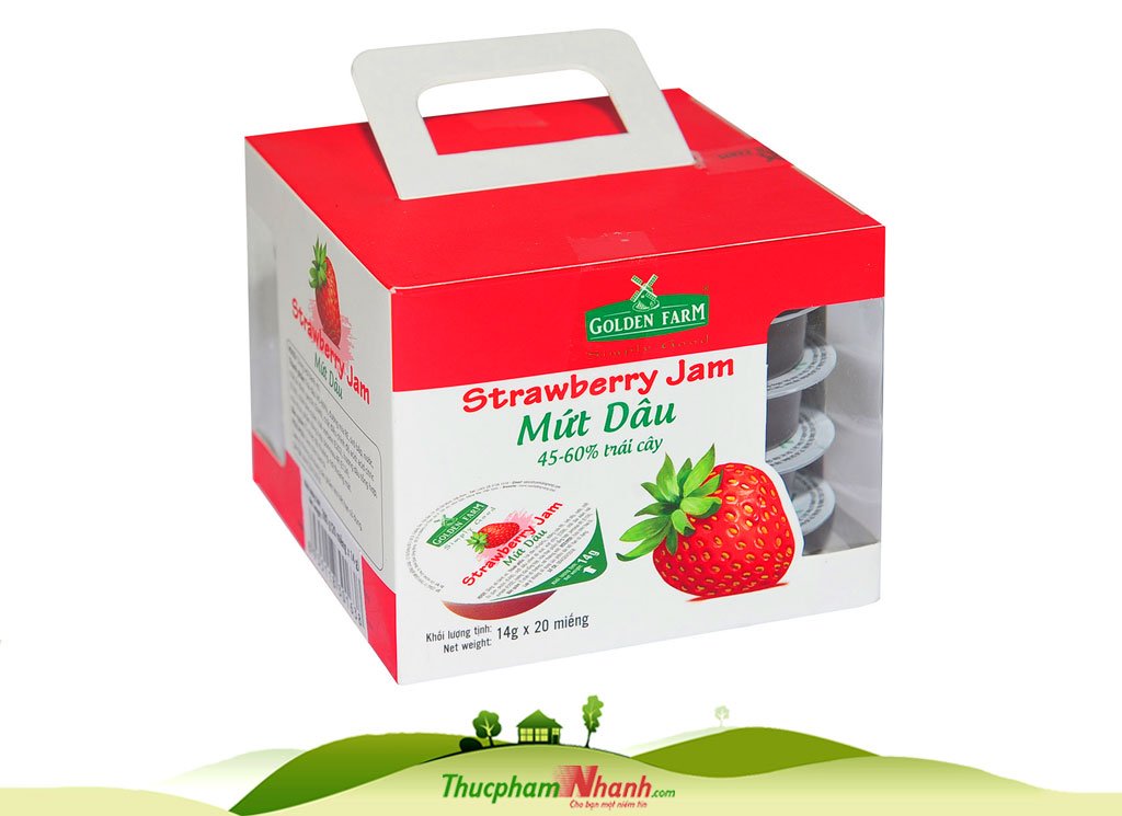 Sale sốc! mứt mini golden farm 14g