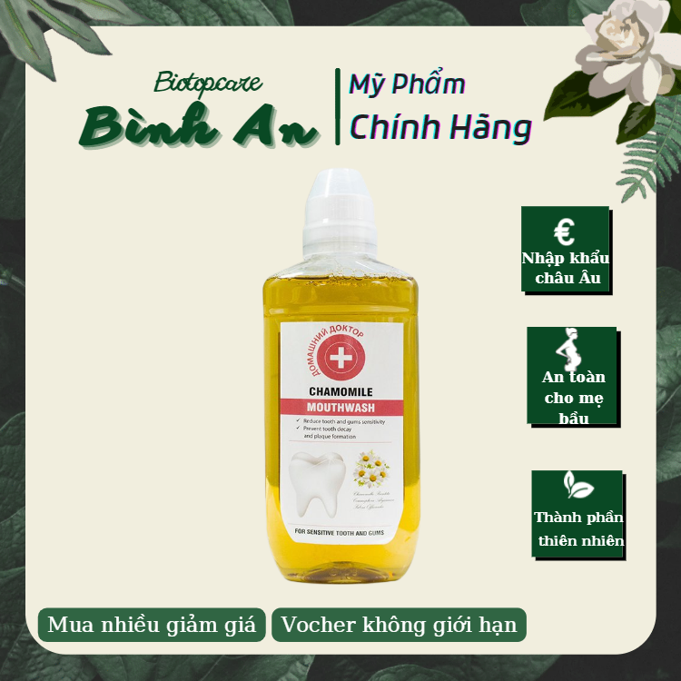 Nước súc miệng Domashnij Doctor dành cho răng lợi nhạy cảm 300ml