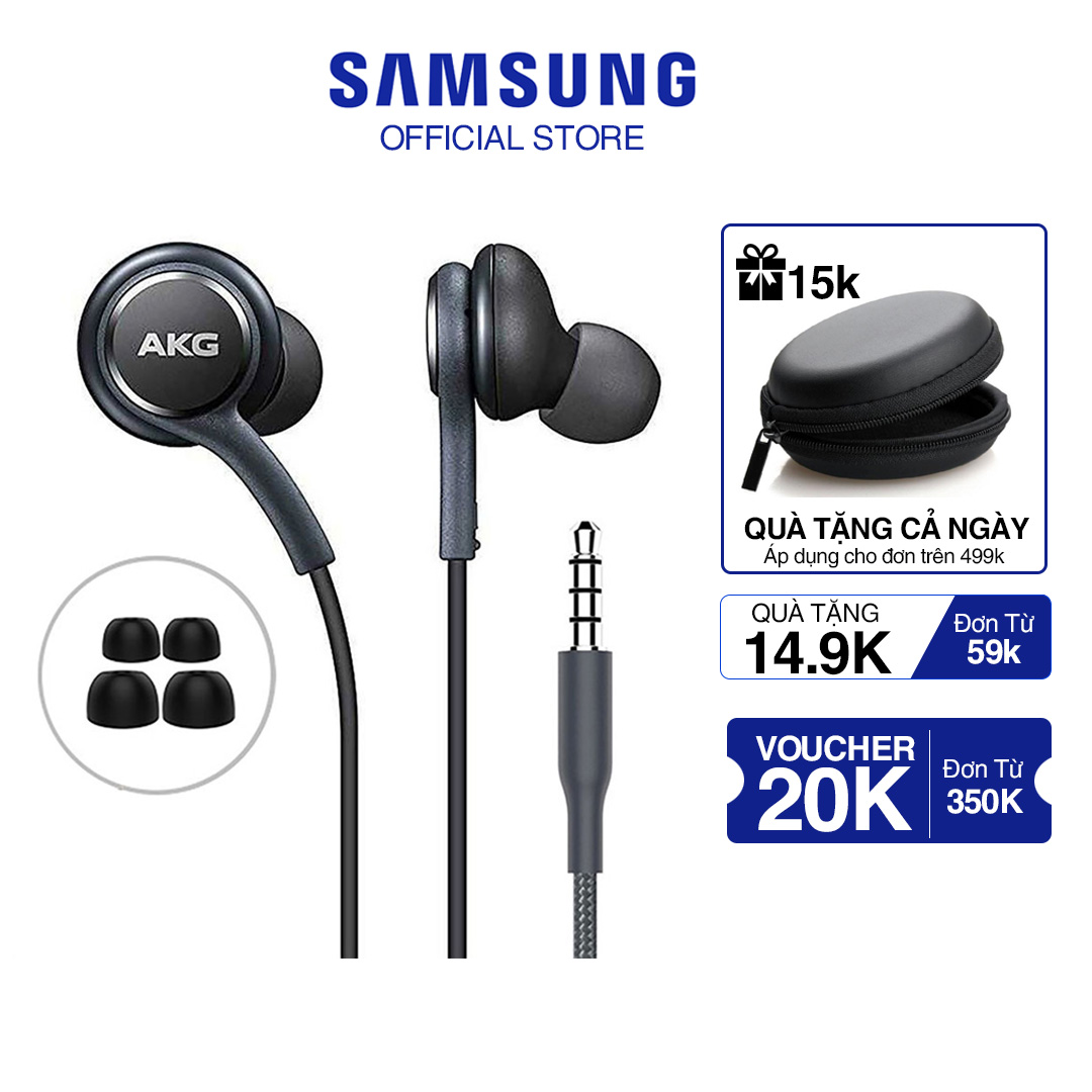 Tai nghe Samsung AKG Type C và Jack 3,5mm Reb 1:1 Full Box có micro có dây nhét tai gaming chống ồn bảo hành 6 tháng