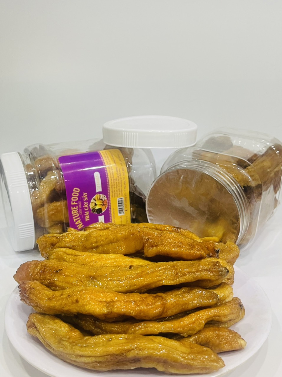 1KG CHUỐI SẤY DẺO NATURE FOOD NGUYÊN TRÁI NGỌT - đồ ăn vặt - trái cây sấy khô