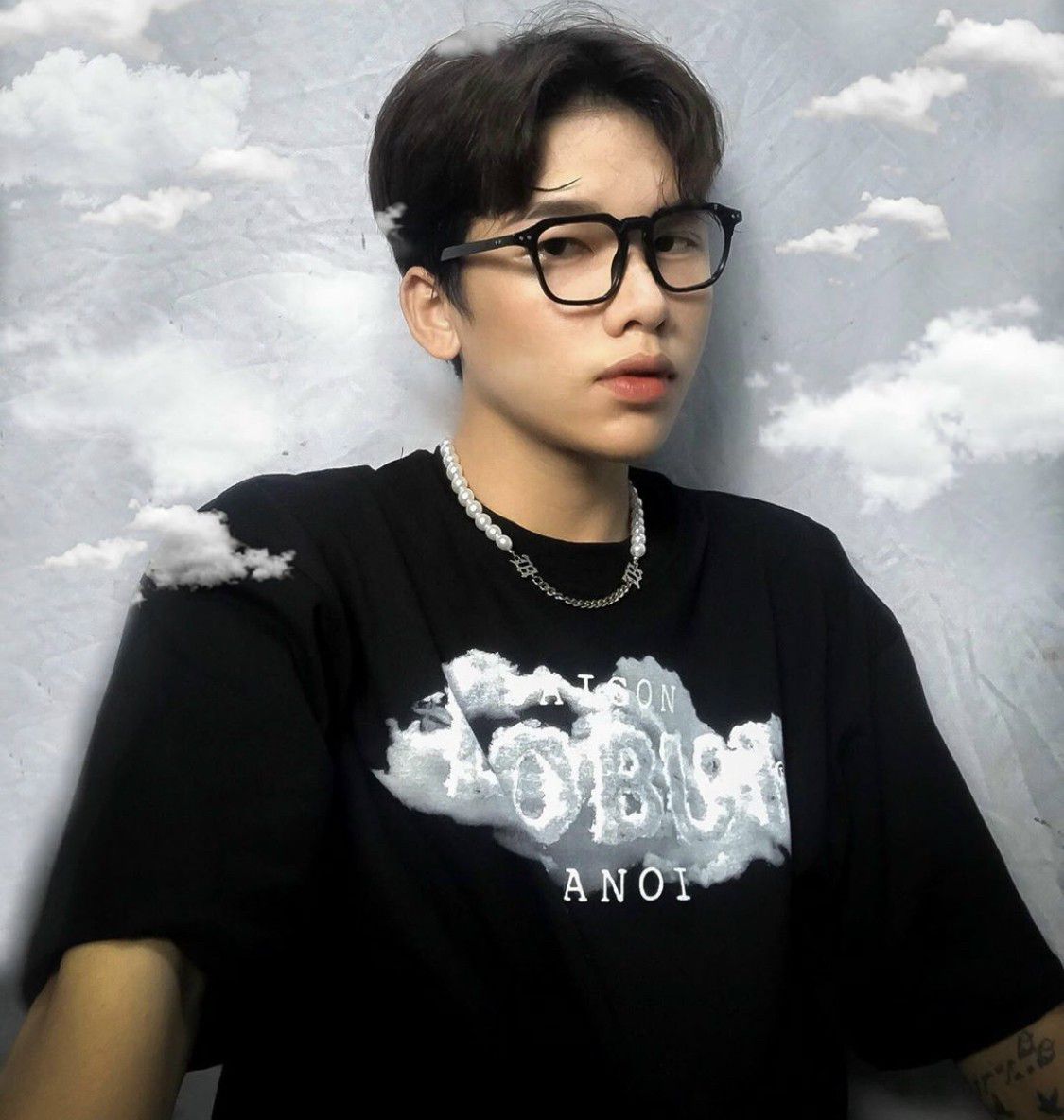 (FULL TEM TAG) Áo thun BOBUI SAIGON HANOI Cloud Unisex (Có tag cổ tem BOBUI)