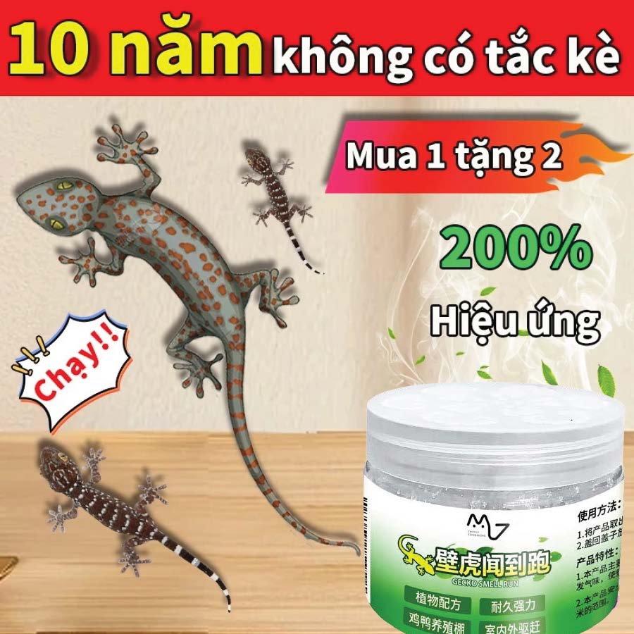  🦎Mua 1 tặng 2🦎GECKO thuốc đuổi thằn lằn tắc kè trong nhà 120g an toàn và không có hóa chất 