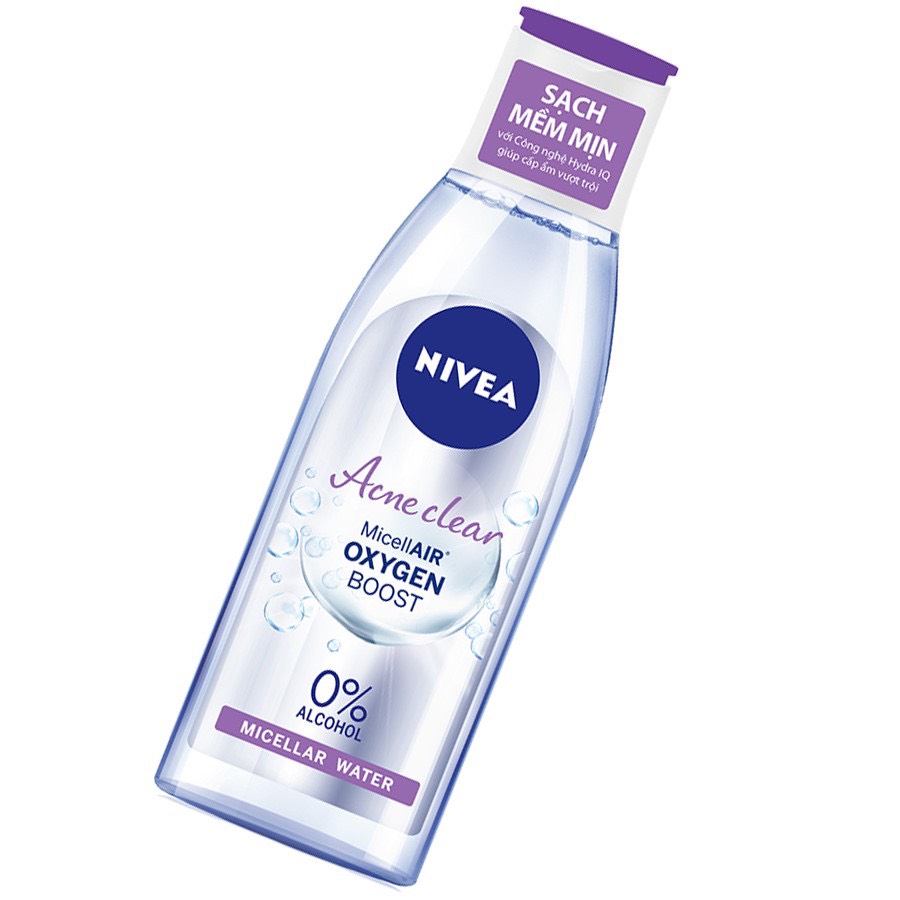 Nước tẩy trang nivea 125ml mầu tím