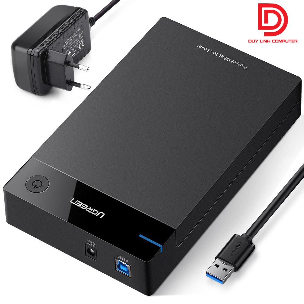 Hộp đựng ổ cứng HDD Box 3.5,2.5 inch chuẩn USB 3.0 Ugreen 50422 Hỗ trợ 10TB