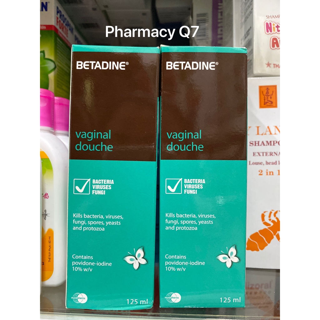 Betadine Vaginal Dung dịch vệ sinh phụ khoa Betadin chai 125ml