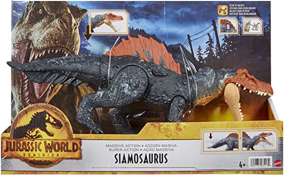 Đồ chơi mô hình khủng long Mattel Siamosaurus Jurassic World: Dominion Massive Action