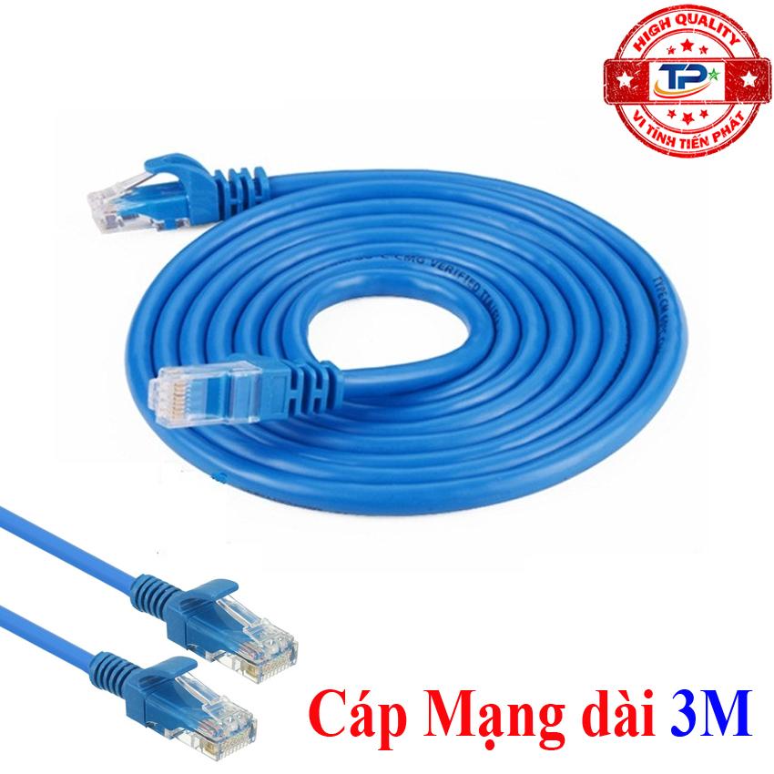 Dây cáp mạng LAN Internet bấm sẵn TP-C dài 3m chuẩn cat 5e