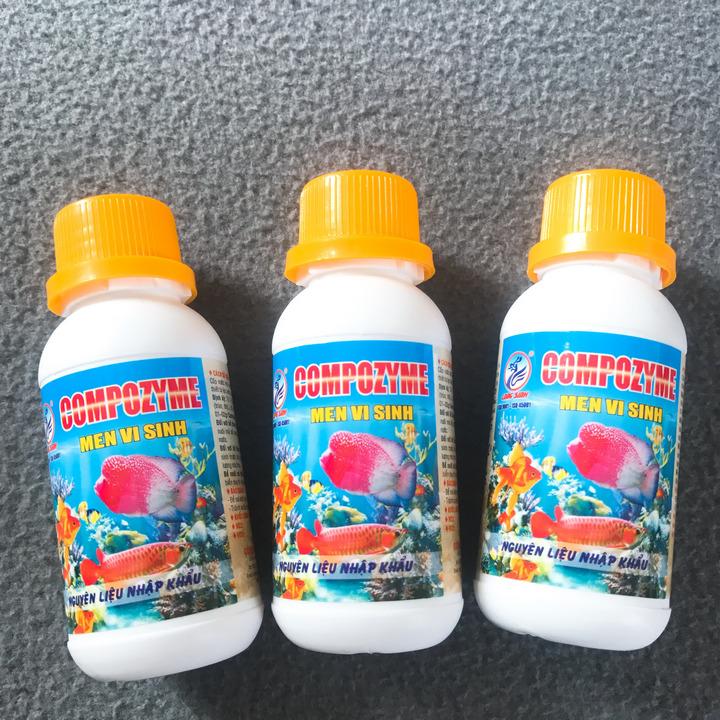 3 Hủ Men Vi Sinh Compozyme Cho Hồ Cá Cảnh 20g, Làm Trong Nước, Xử Lý Chất Thải, tạo môi trường lý lưởng cho hồ cá nhà bạn