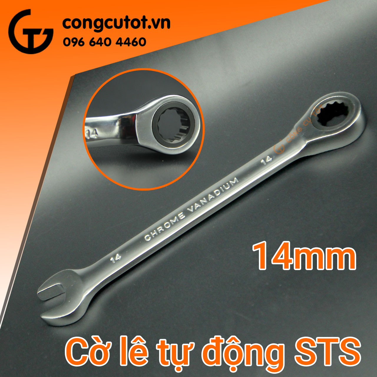 Cờ lê vòng miệng sts các cỡ 8-14mm
