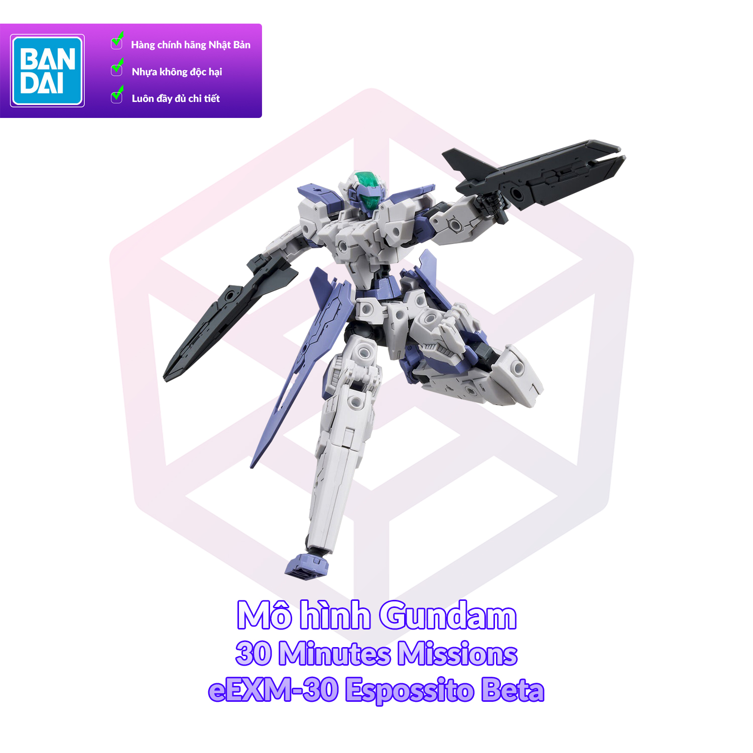 Mô hình bandai 30mm eexm-30 espossito beta 1/144