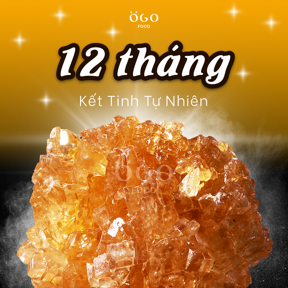 Đường Phèn Tảng Lớn Kết Tinh Tự Nhiên, OGO FOOD, 500gr