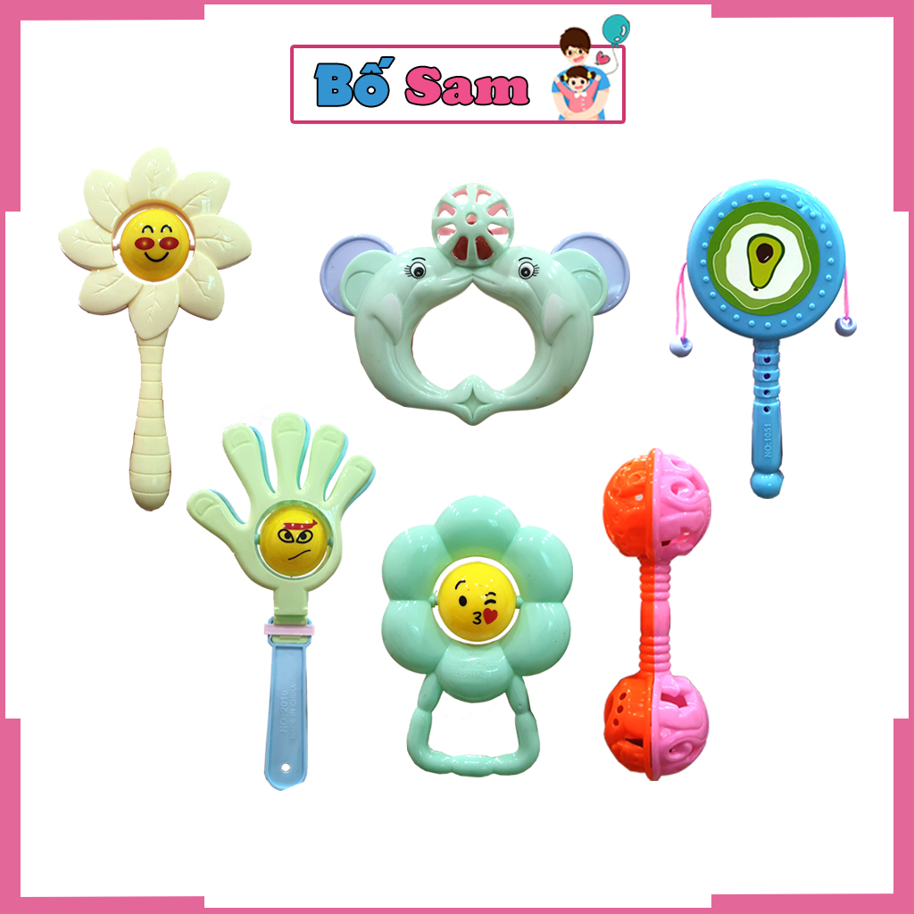 Xúc xắc cho bé đồ chơi lục lạc cao cấp an toàn Shop Bố Sam