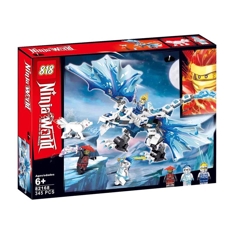 Bộ đồ chơi lắp ráp xếp hình đồ chơi lắp ghép mô hình rồng sáng tạo