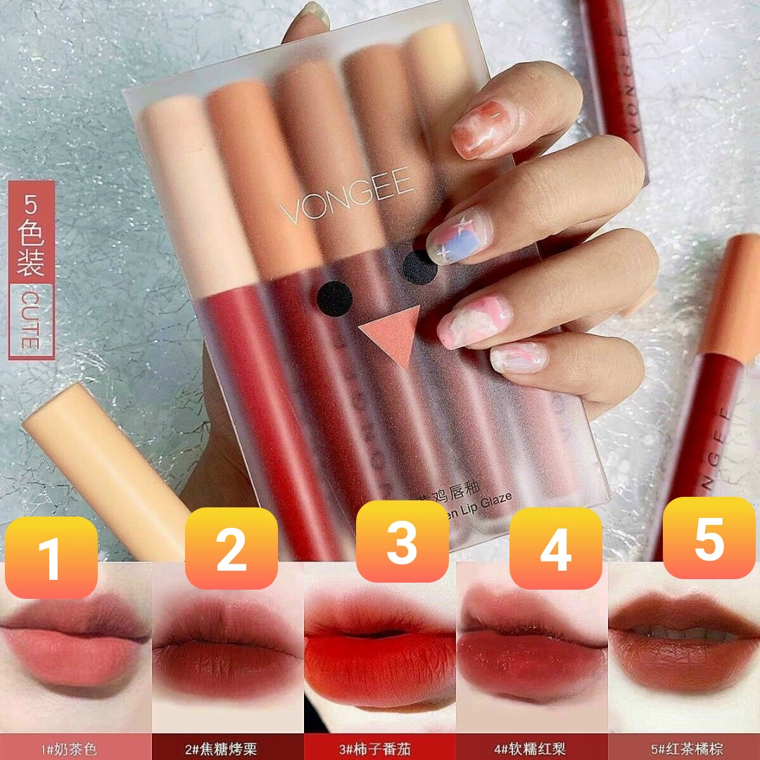 [HCM]SON KEM LÌ SÉT  SON VONGEE 5 CÂY HÌNH GẤU