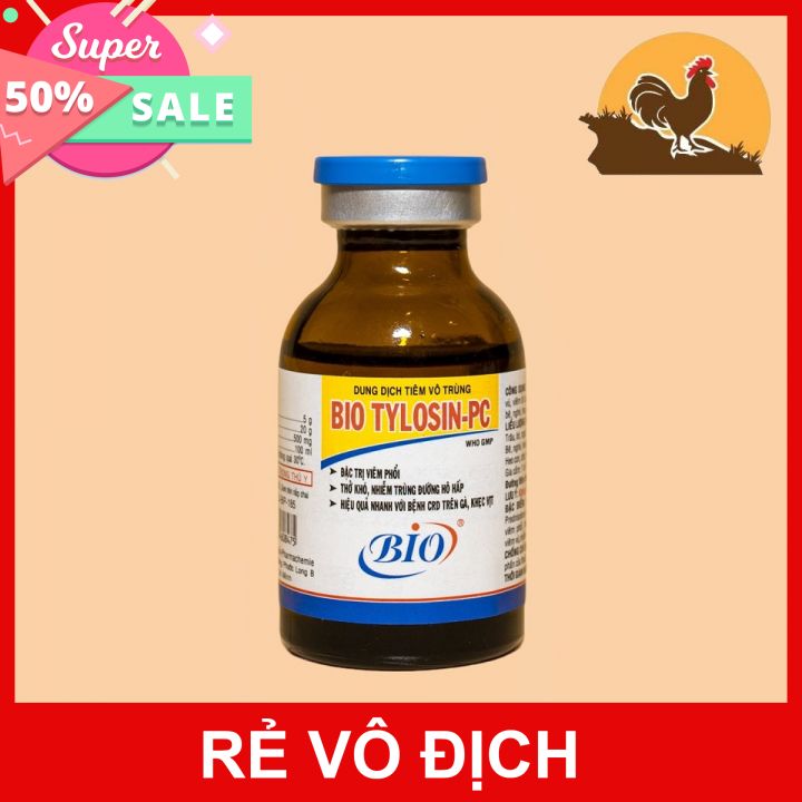 BIO TYLO PC khò khè, sỗ mũi gà đá 20ml