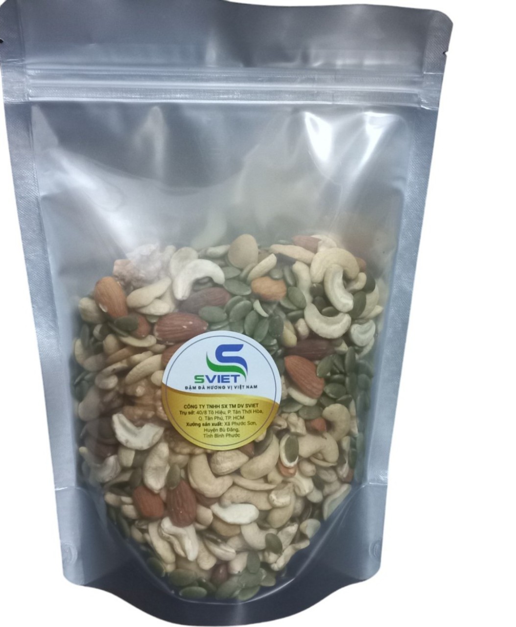 500g- 5 Loại hạt dinh dưỡng hạt điều - bí xanh - hạnh nhân - óc chó - mắc ca, dùng làm sữa hạt